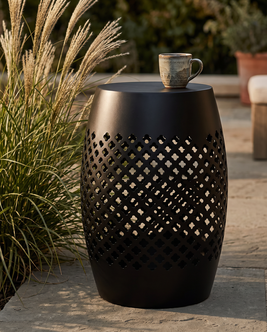 AVORA Stone Side Table