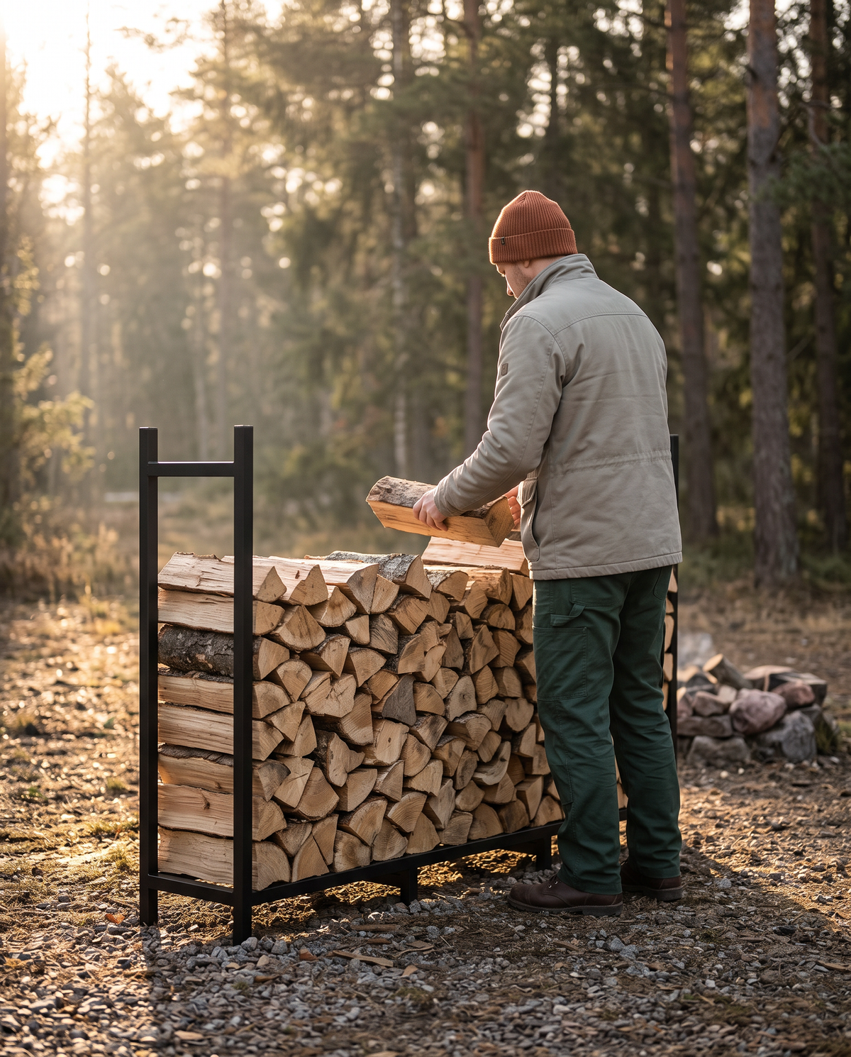 AVORA Firewood Storage Rack XL