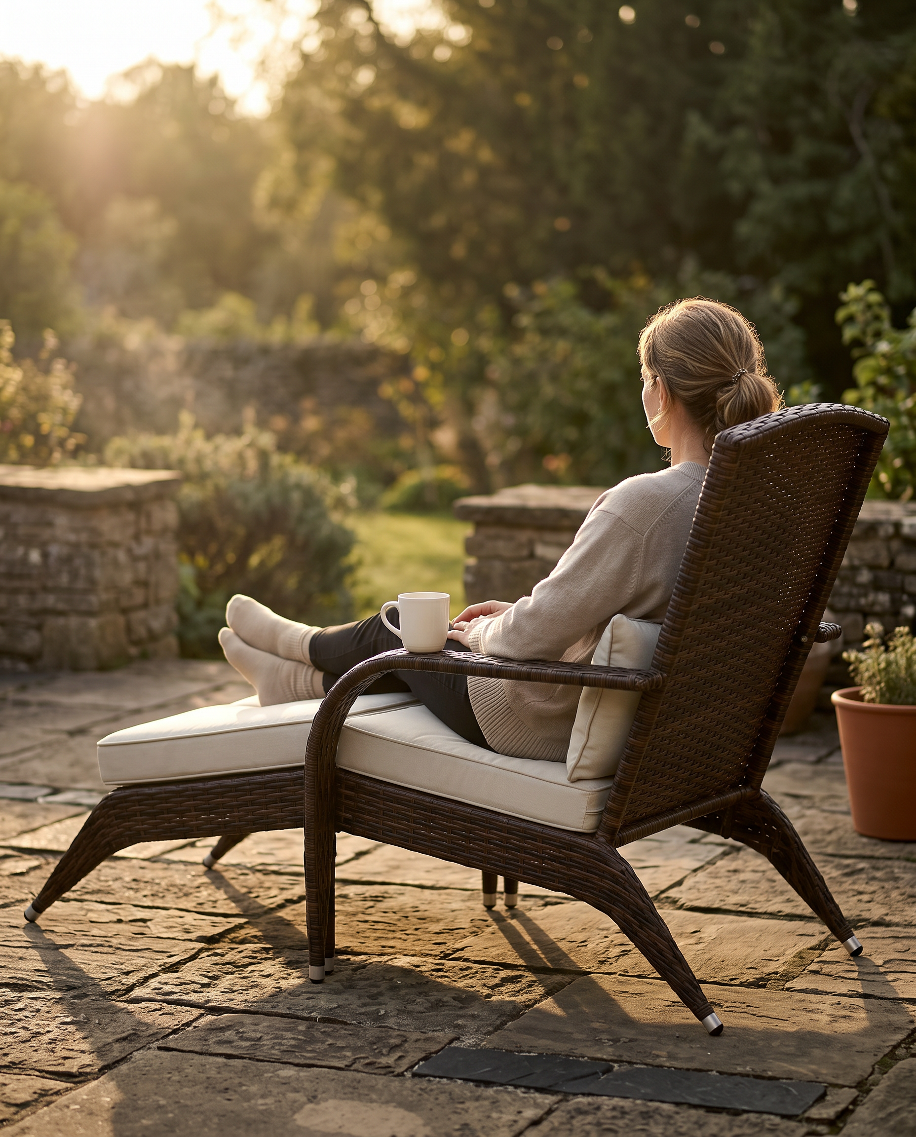 AVORA Fireside Adirondack Set