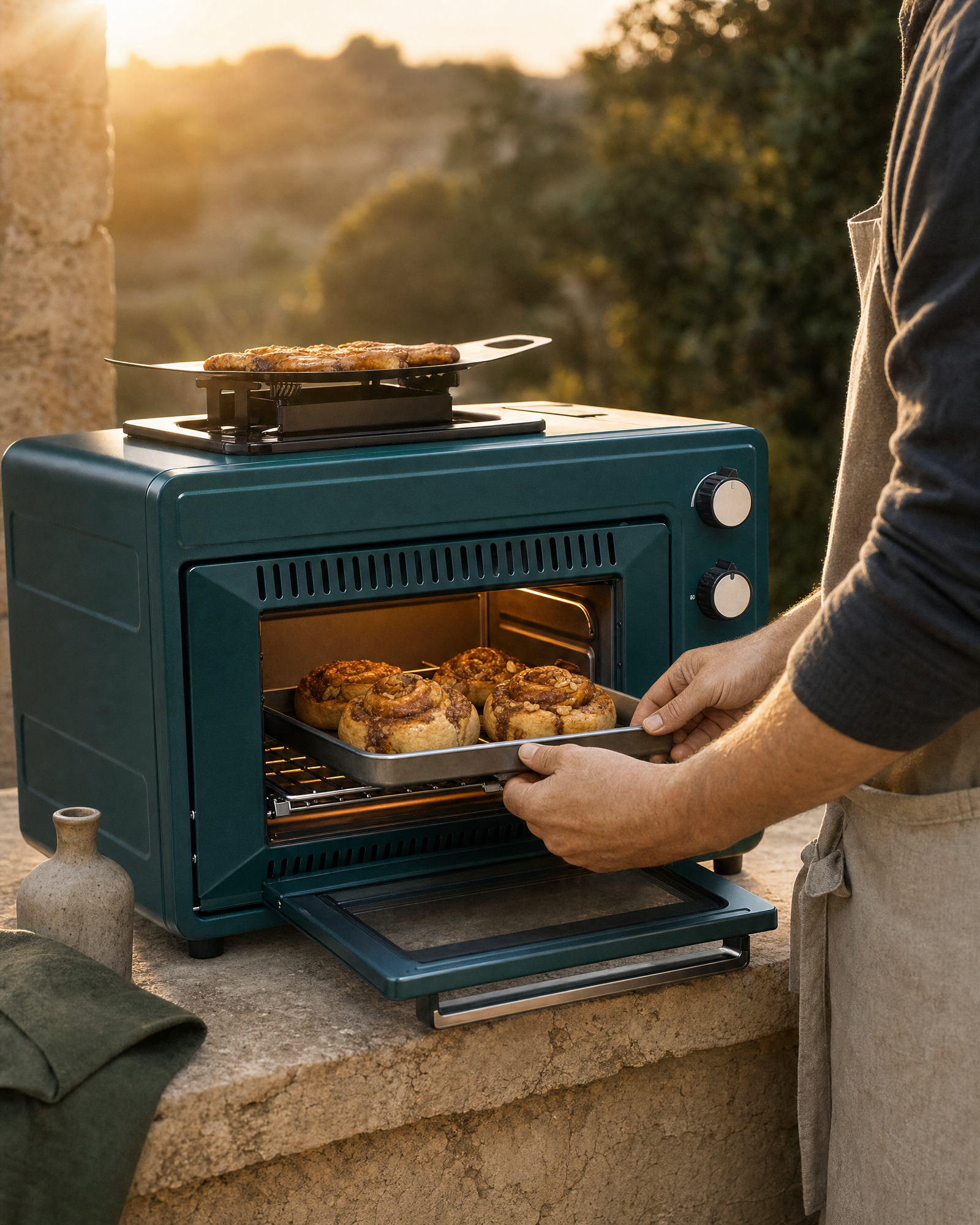 AVORA Outdoor Gas Stove + Oven Combo