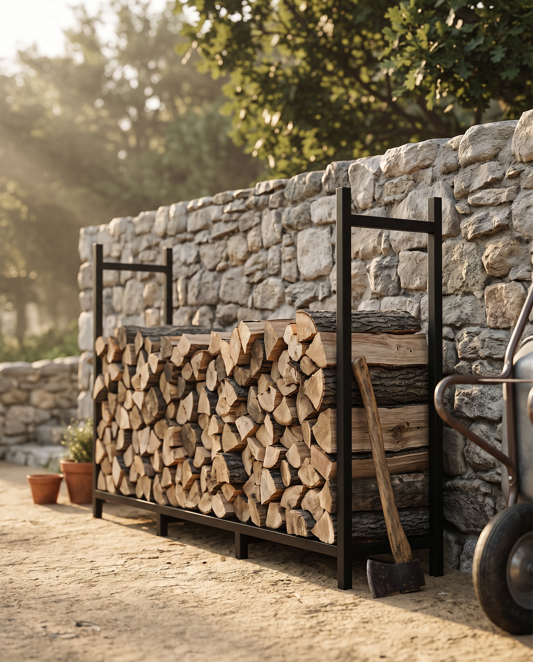 AVORA Firewood Storage Rack XL